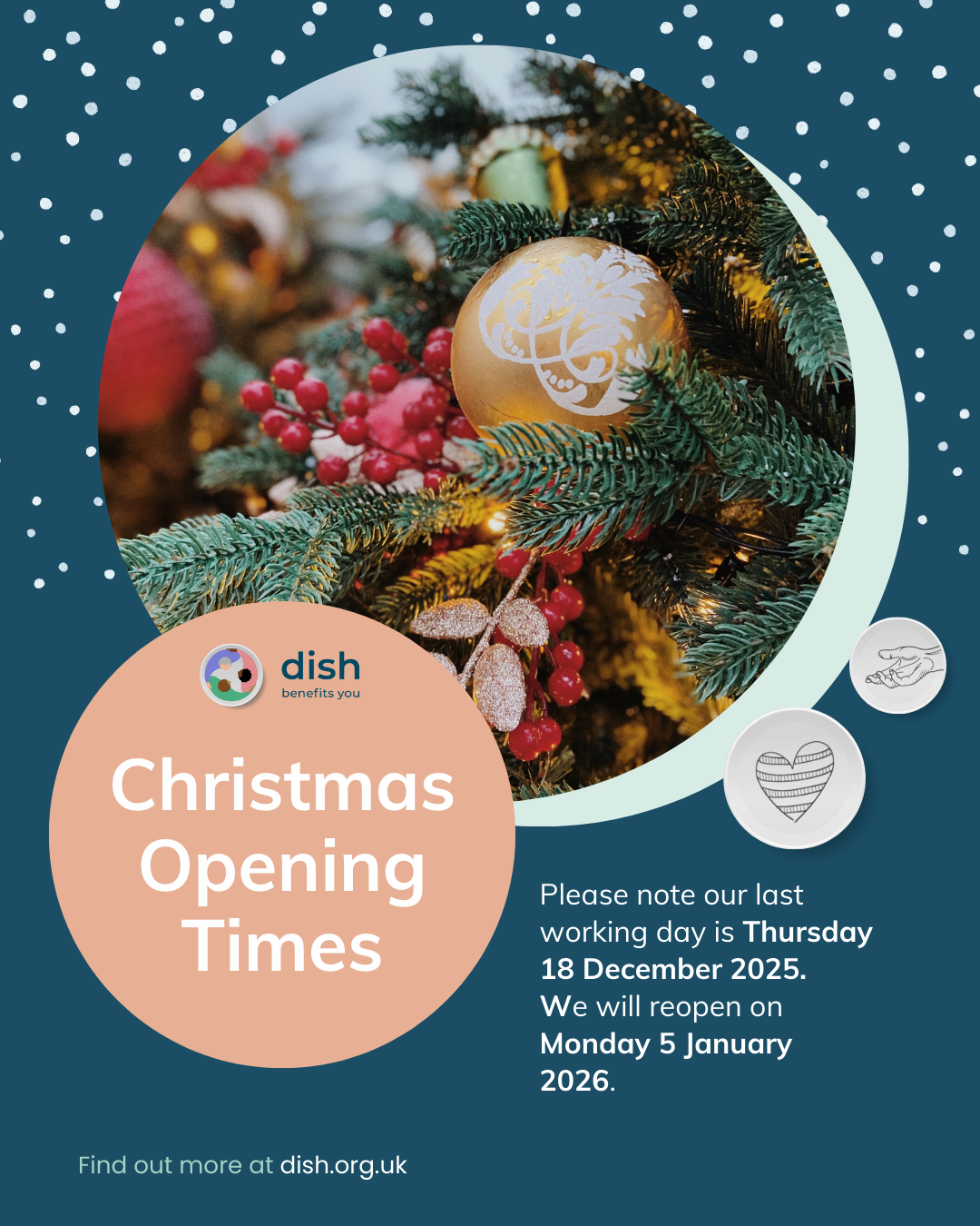 Festive opening hours 2025